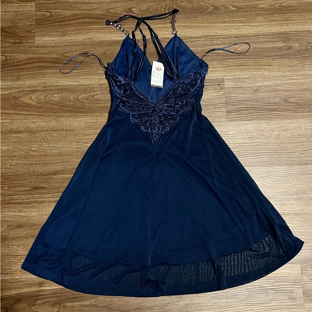 Elegant Navy Blue Dress